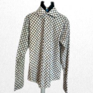 Banana Republic Men’s French Cuff Shirt Sz L 16-16.5